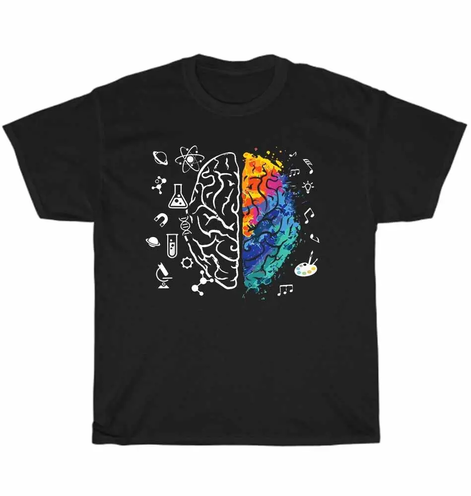 Colorful Brain Science And Art Neuroscience Neurologist Scientist T-Shirt Unisex