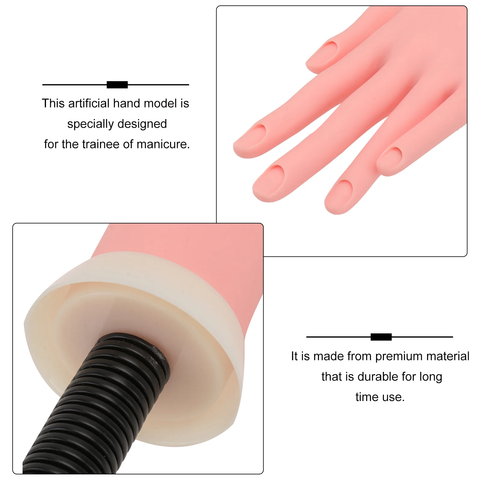 

Nail Art Hand Practice Hands for Techs Manicure Technician Supplies Trainer
