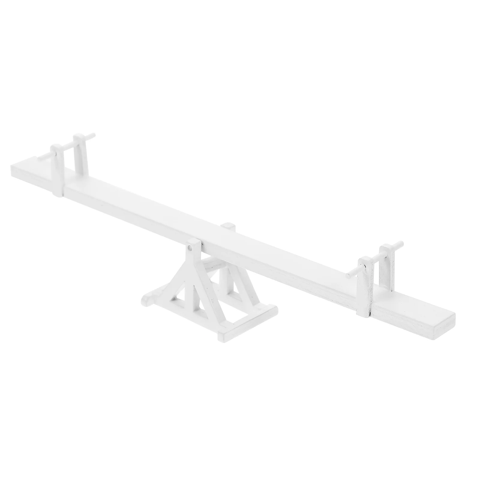 

Miniature Furniture Seesaw Wooden Teetertotter Decor House Furnishings Outdoor Model Deck Mate