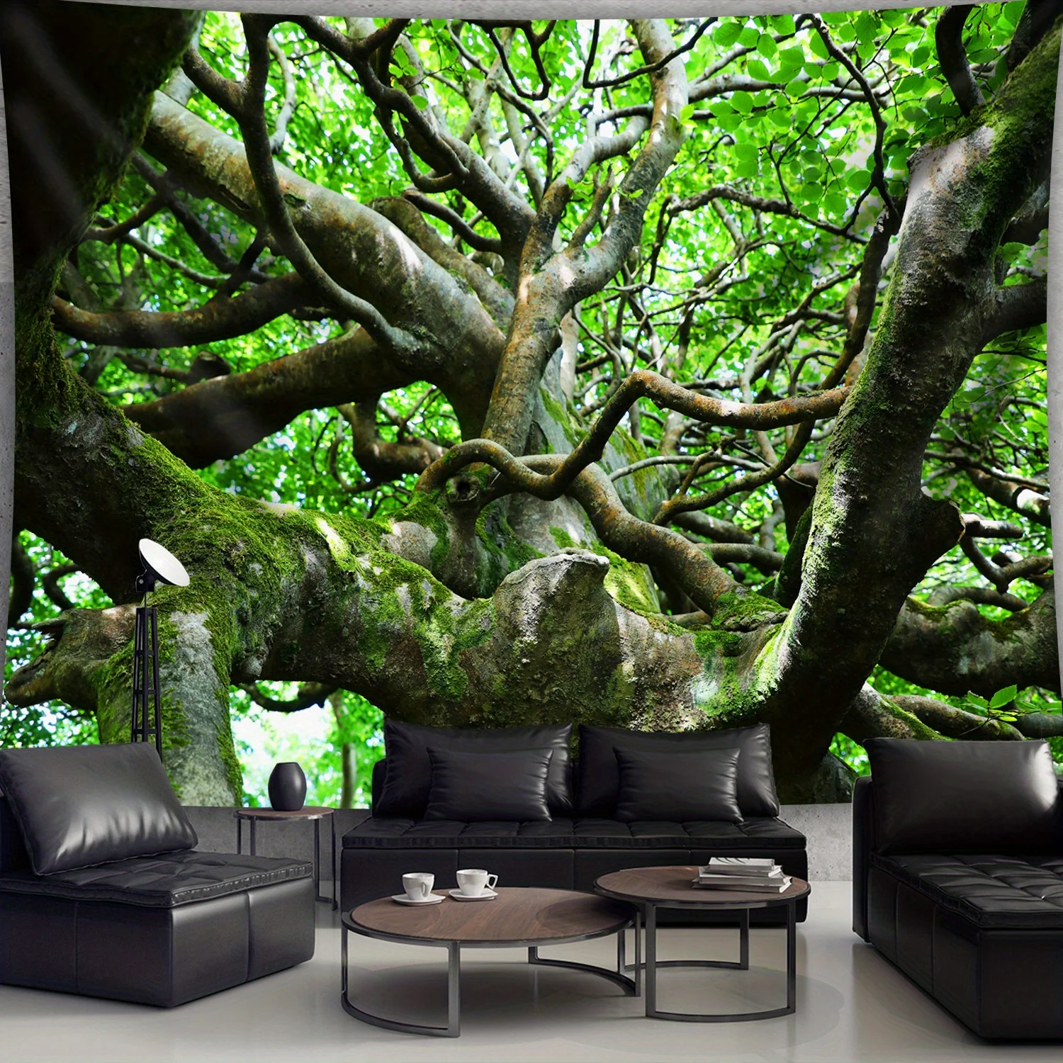 1pc Ultra Large Size Ancient Big Tree Trunk Aesthetics Print Tapestry Birthday Gift Room Decoration Party Decoration Suitable Li