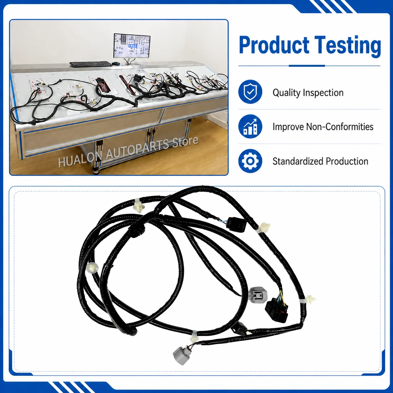 32121-THR-A11 Wiring Harness Parking Assist System for Honda Vehicle PDC Sensor Electrical Cable Assembly Repair Kit Set
