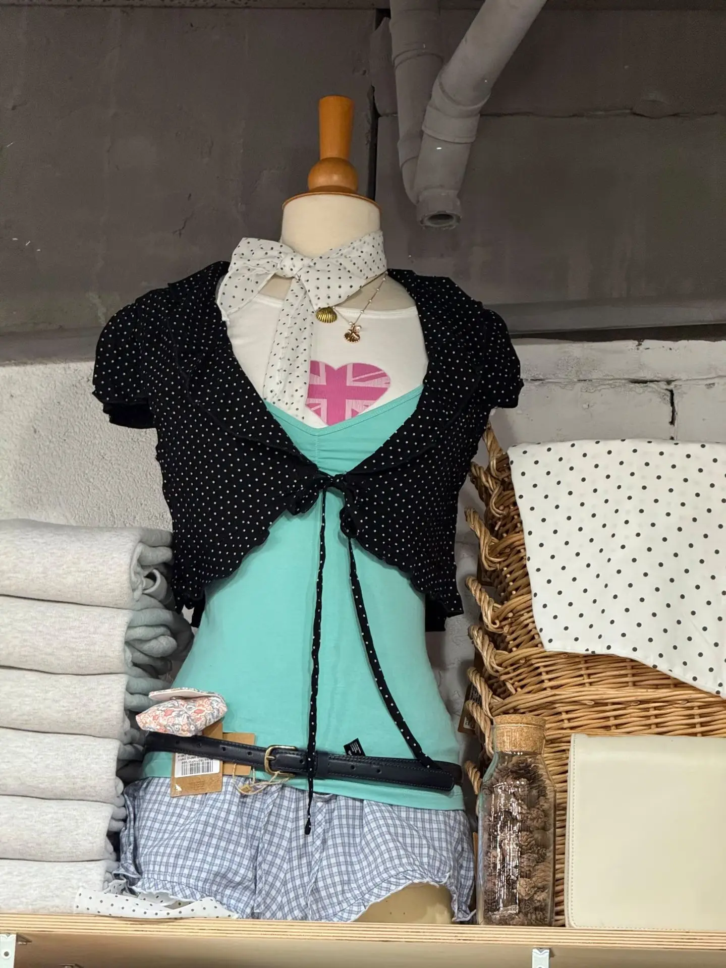 Polka Dot Ruffles Crop Top for Woman Summer Short Sleeve Lace-up Cropped Smock Female Sweet Cute Preppy Style All-match T-shirts