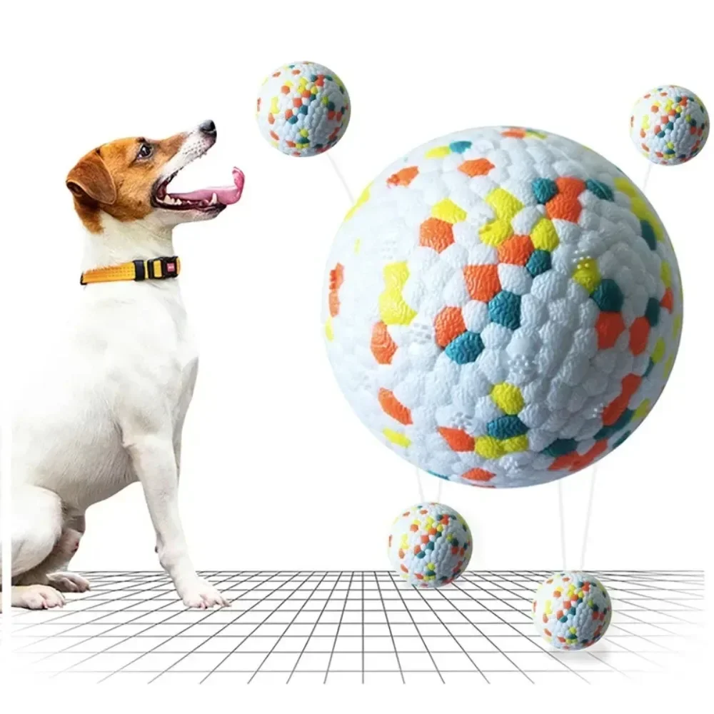 Dog Chew Toy Burst Ball Bite Resistant Teething High Elasticity High Quality Molar Interactive Training Tear Dog Pet Toy Balls