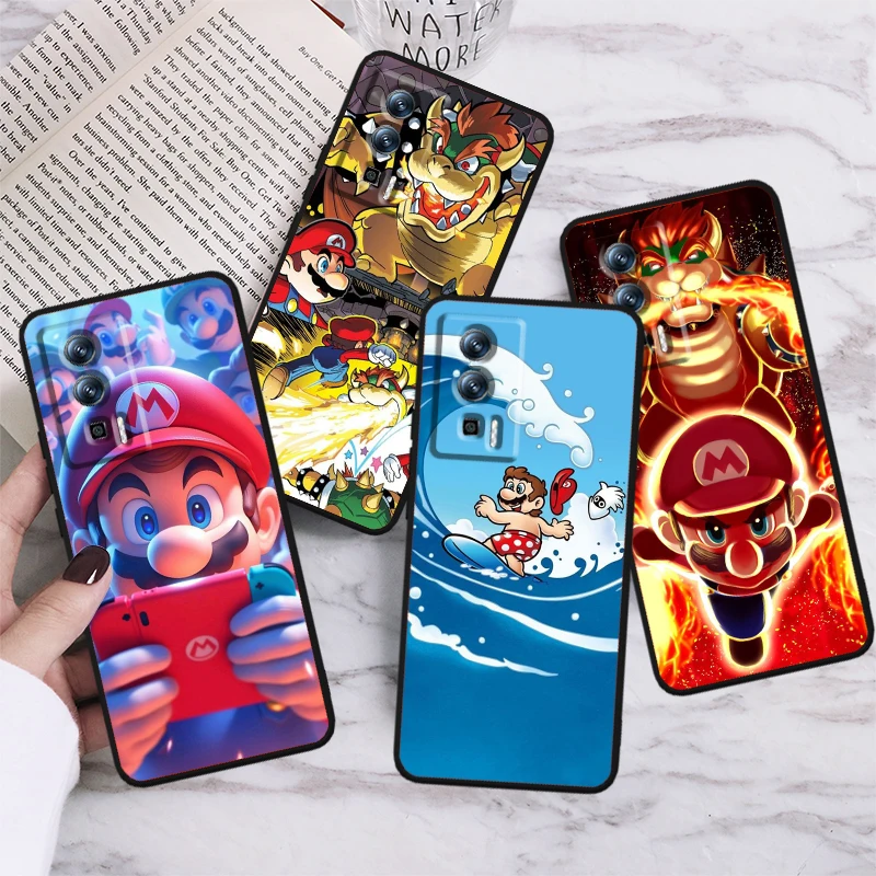 M-Marios Cool Art For Xiaomi Redmi 9A 9C 9AT 10C 9 9T 10 12C 13C A3 12 K60 A1 K50 K40 5G Black Cover Phone Case