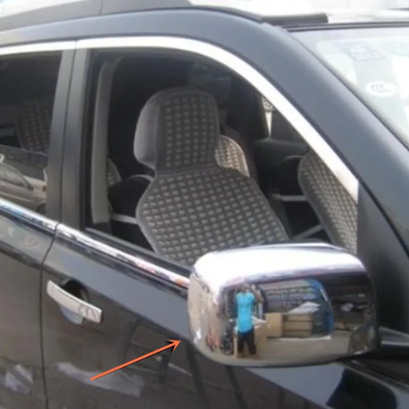 

2 шт., хромированные накладки на боковые зеркала заднего вида для Nissan X-Trail T31 2007 2008 2009 2010 2011 2012 2013