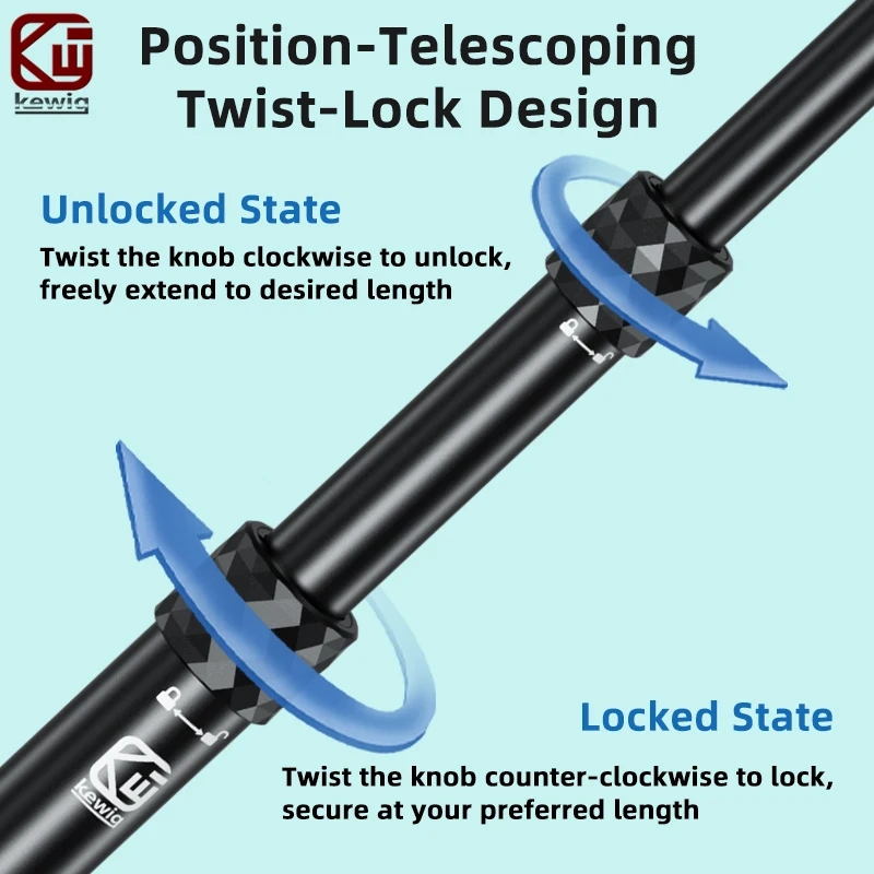 Kewig QG1 Motorcycle Flag Pole 16.73