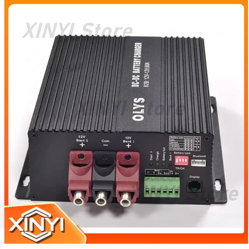 DC-DC DC Charger 12V 30A Dual Battery Smart Charger with Bluetooth Display for RV