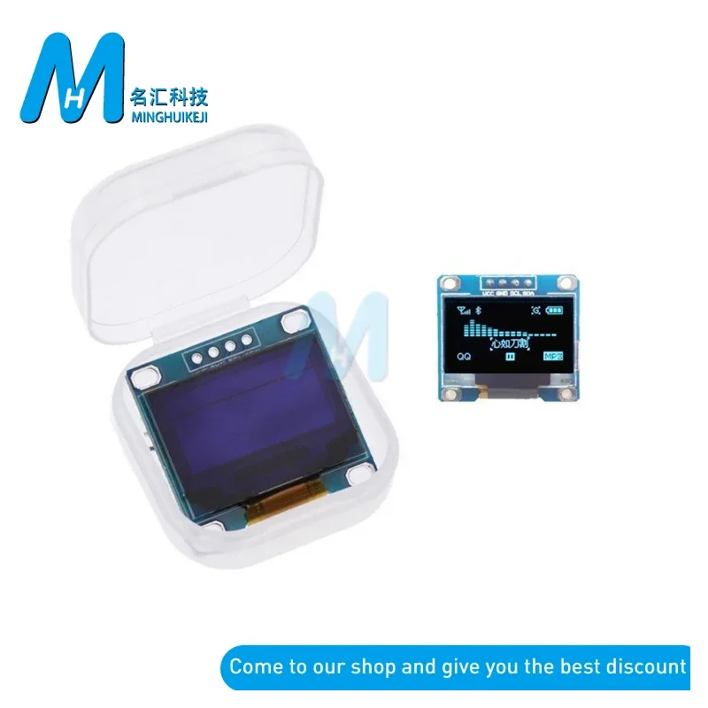 Original 0.96 polegada oled iic serial branco/azul/amarelo e azul/módulo de exibição oled 128x64 i2c ssd1306 12864 placa de tela lcd
