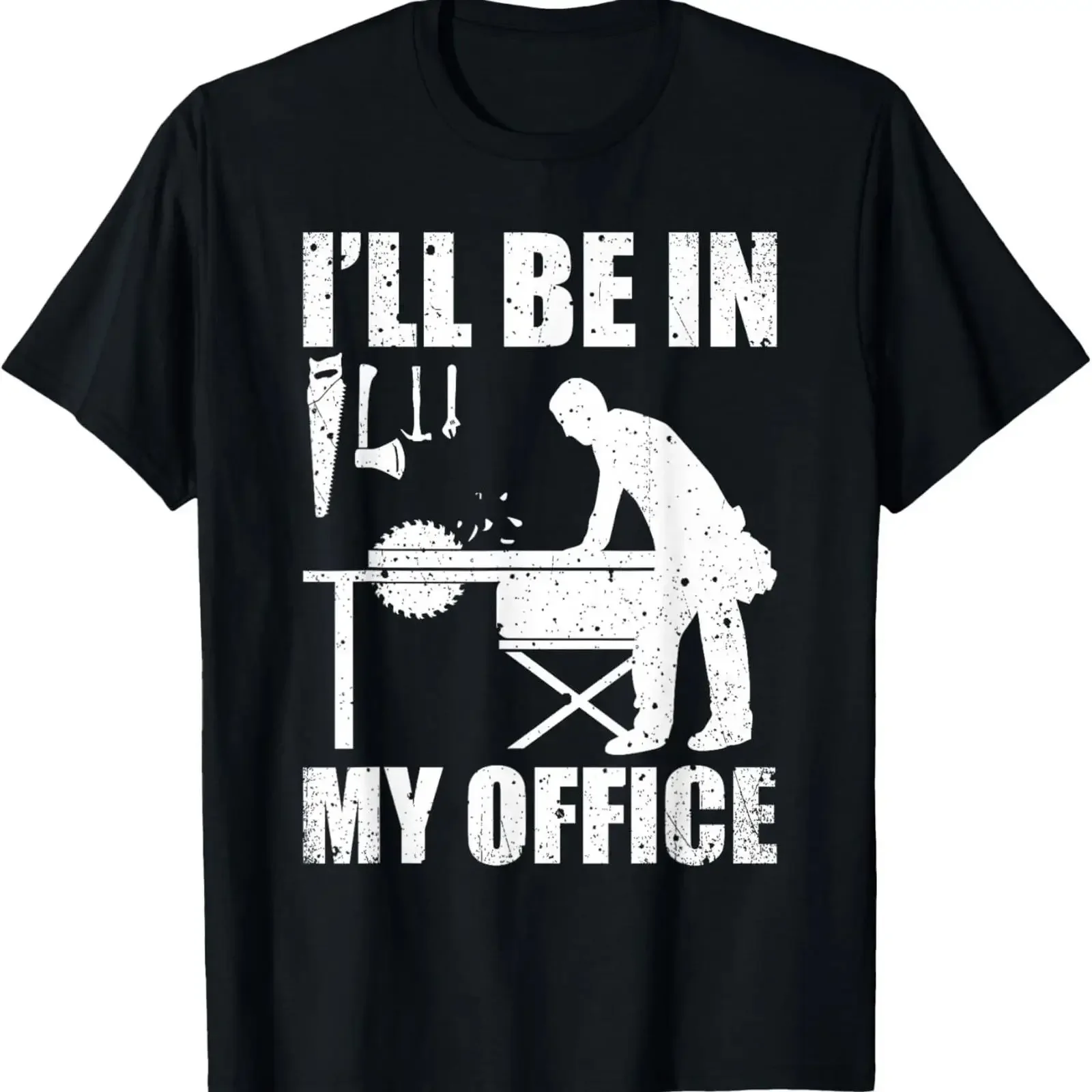 Mens Funny Woodworking Carpenter Carpentry Woodworker  T Shirt vintage Washed streetwear fashion Comfortable Versatile Stylish