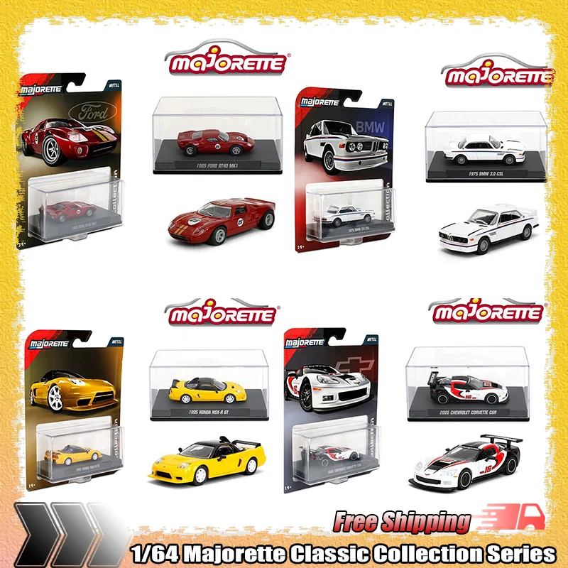 

1:64 Majorette Classic Collection Series Honda и Ford Подвесная карта Моделирование сплава Миниатюрная литая модель автомобиля Игрушка на заказ