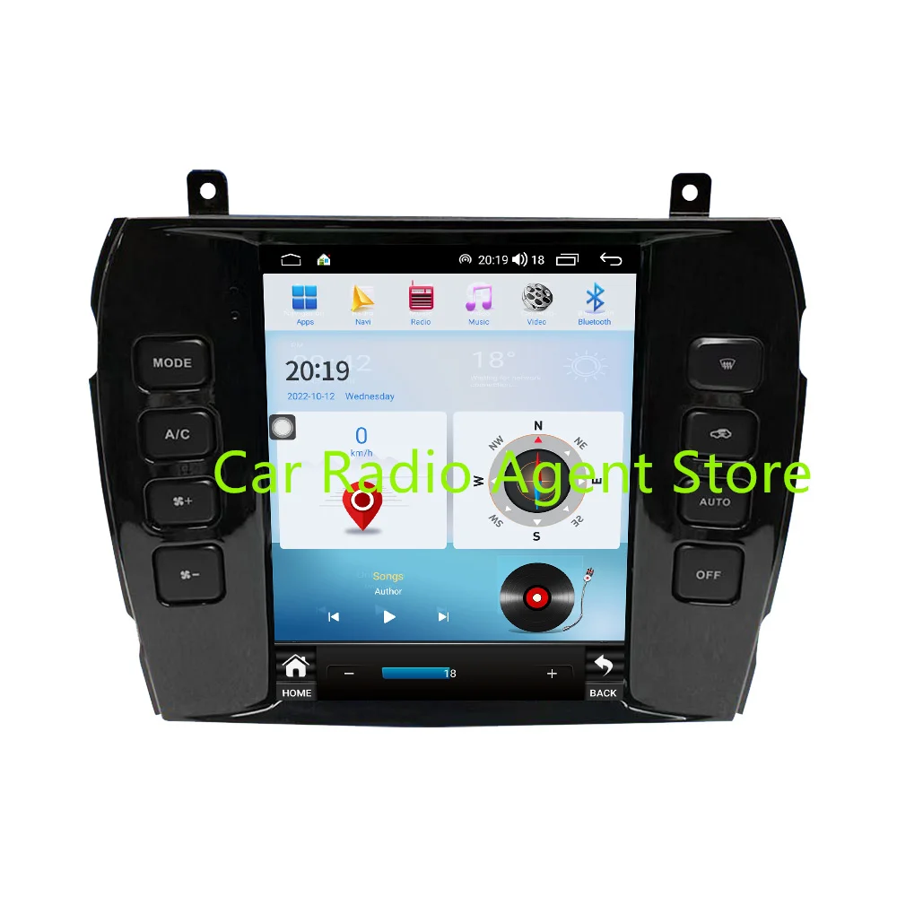 Android 12 For Jaguar XJ X-TYPE X Type 2004-2011 Car Radio Multimedia Player DVD Automotivo Auto GPS Navigation Carplay DSP