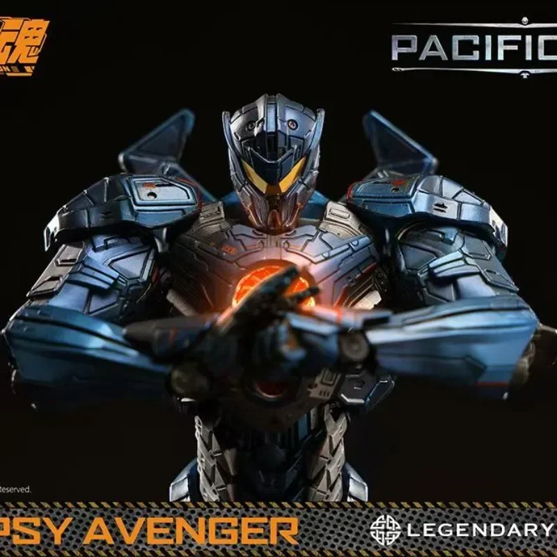 En Stock Original LING JIHUN Pacific Gipsy Danger Gipsy Avenger LED émettant de la lumière Anime figurine modèle jouets garçons poupée cadeau