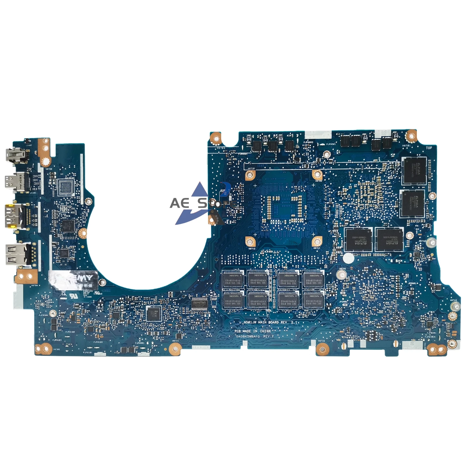 N501j Moederbord Voor Asus N501jw G501j G501jw Ux501j Ux501jw G60jw Laptop Moederbord I5 I7 GTX960M-2G/V 4G 4Gb/8 Gb-ram