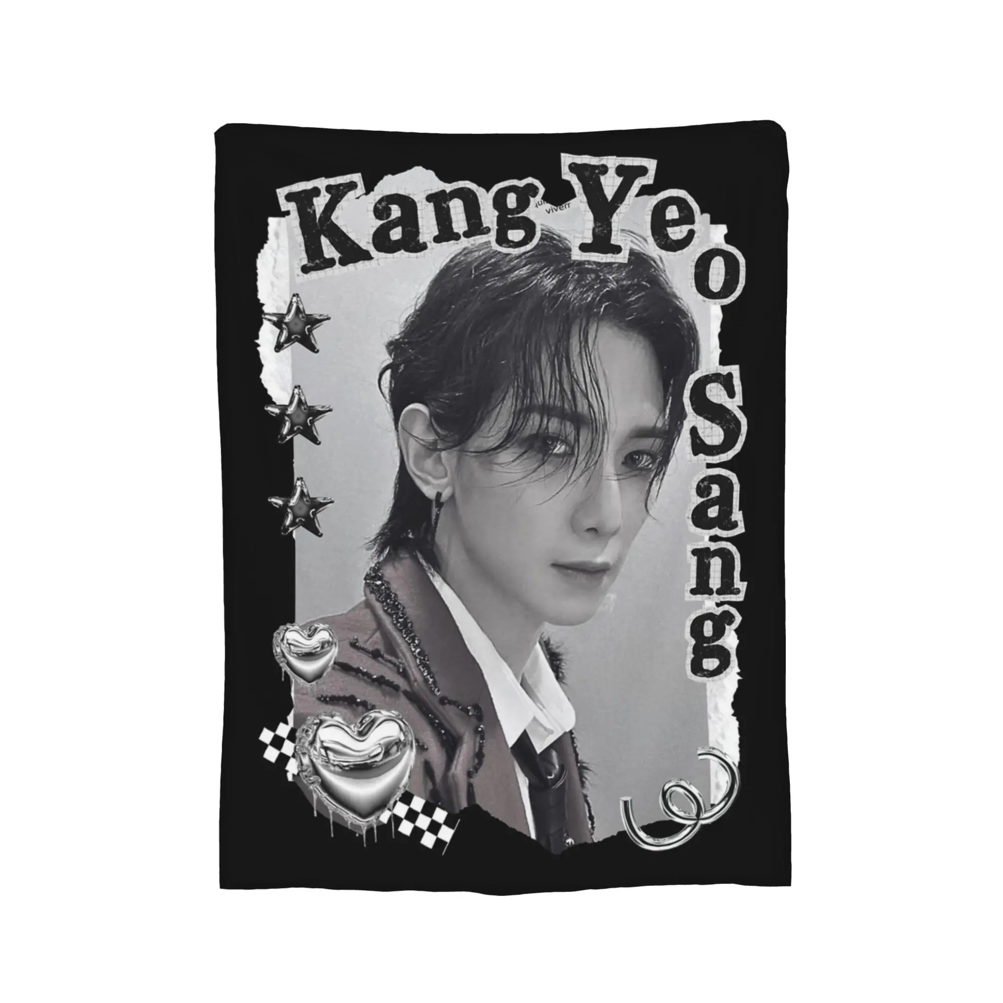 Kpop Boy Group A-Ateez Yeosang Blankets Flannel  Summer Breathable Super Soft Throw Blanket for Bed Office Bedspread