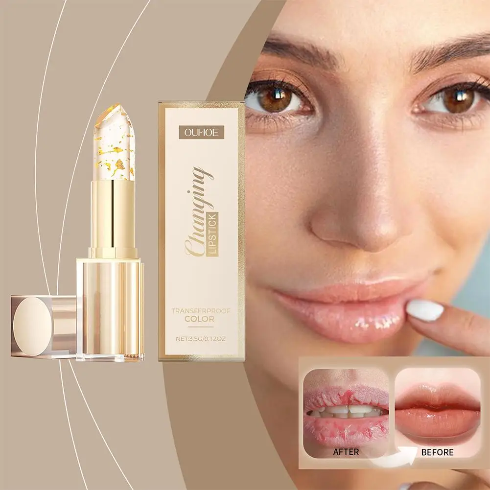 Volumising Color Changing Lipstick Moisturizing Long Nourishing Deep Transparente Balm Lip Lasting Gloss Plumper Care P5C7