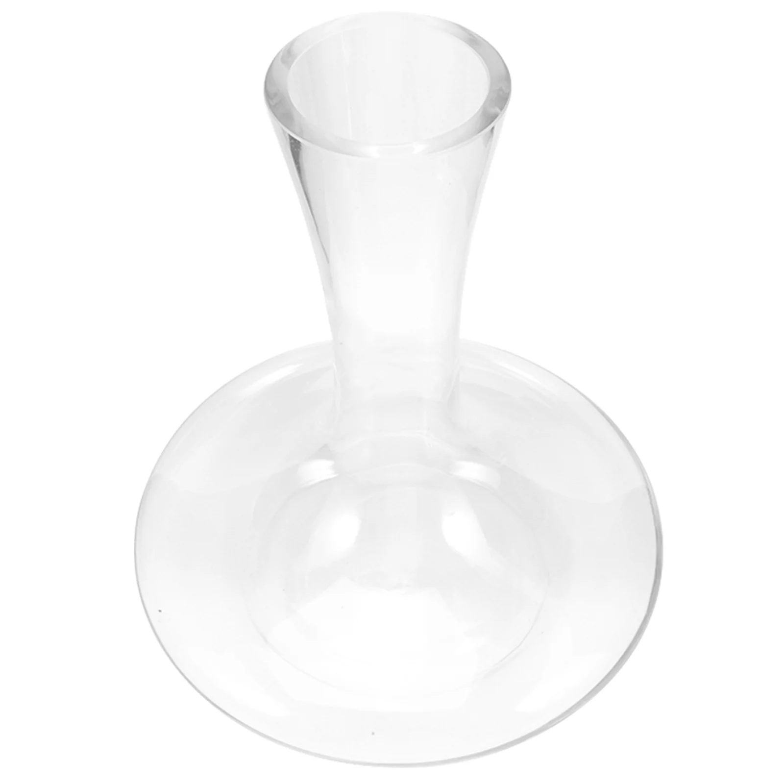 

Large Wine Decanter Clear Glass Vintage Decanters with Stopper Brandy Warmer Bottle