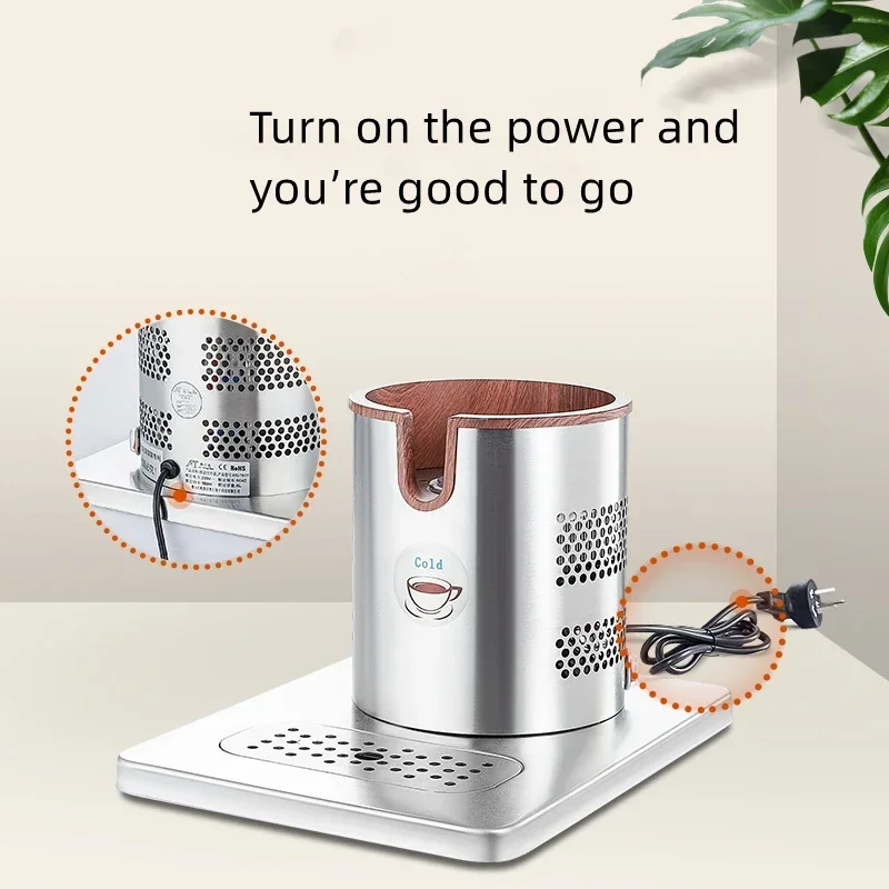 Household 220v 12L Double Head Juice Container Electronic Hot Cold Juice Tripod Transparent Visual Heating Milk Tripod For Cold