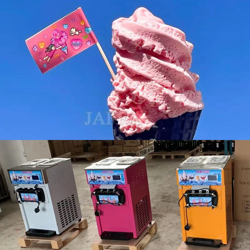 

Коммерческая настольная машина для приготовления мягкого мороженого, простая в использовании, удобная машина для мороженого