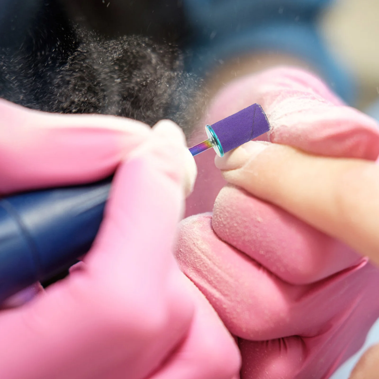 1 set di testine per lucidatura per manicure, accessori per trapano per unghie, ad alta resistenza, buona durata, prestazioni di taglio, idea regalo