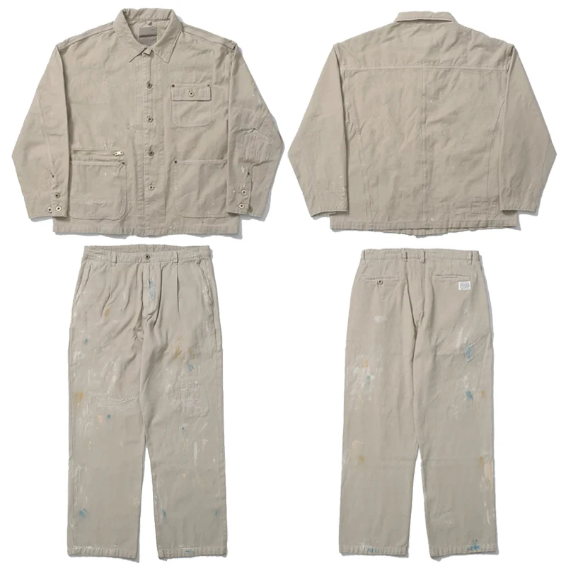 

European American Streetwear Madness Jacket Autumn Winter Casual Do Old Splash Ink Ripped Hole Madness Jackets Outerwear