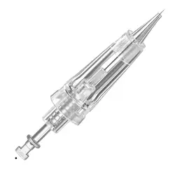50/100pcs Disposable Electric Microblading Needles Bayonet Nano Cartridge For Auto Micro Needle Derma Pen Tattoo Needle Tip