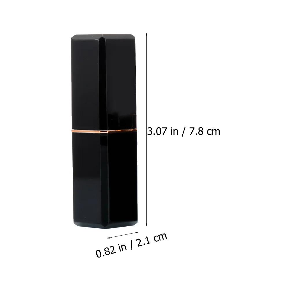 6 Peças de Tubos Vazios Recarregáveis para Batom DIY, Armazenamento de Bálsamo Labial e Gloss, Embalagem Doméstica Elegante