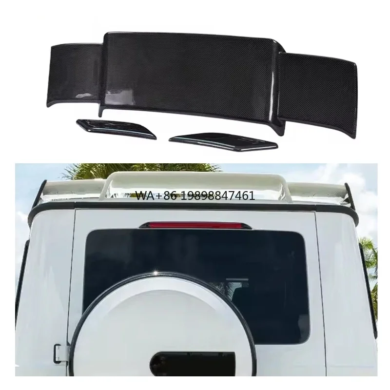 

High Quality Dry Carbon Fiber Boot Roof Spoiler for Mercedes-Benz W464 2018+ Rear Spoiler