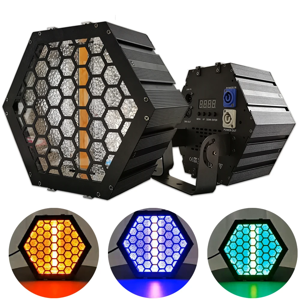 

24x0.25W RGB +100W COB Retro Bar Light DJ Disco Lights DMX512 Wash Lamp Stage DJ Party Equipment Holiday Wedding Xmas Decorate