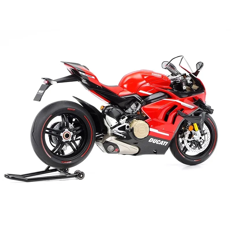 1/12 TAMIYA  Ducati Superleggera Panigar V4 Assembly Motorcycle Model Alloy Diecast Ornament  Custom Vehicle  Boy Birthday Gift