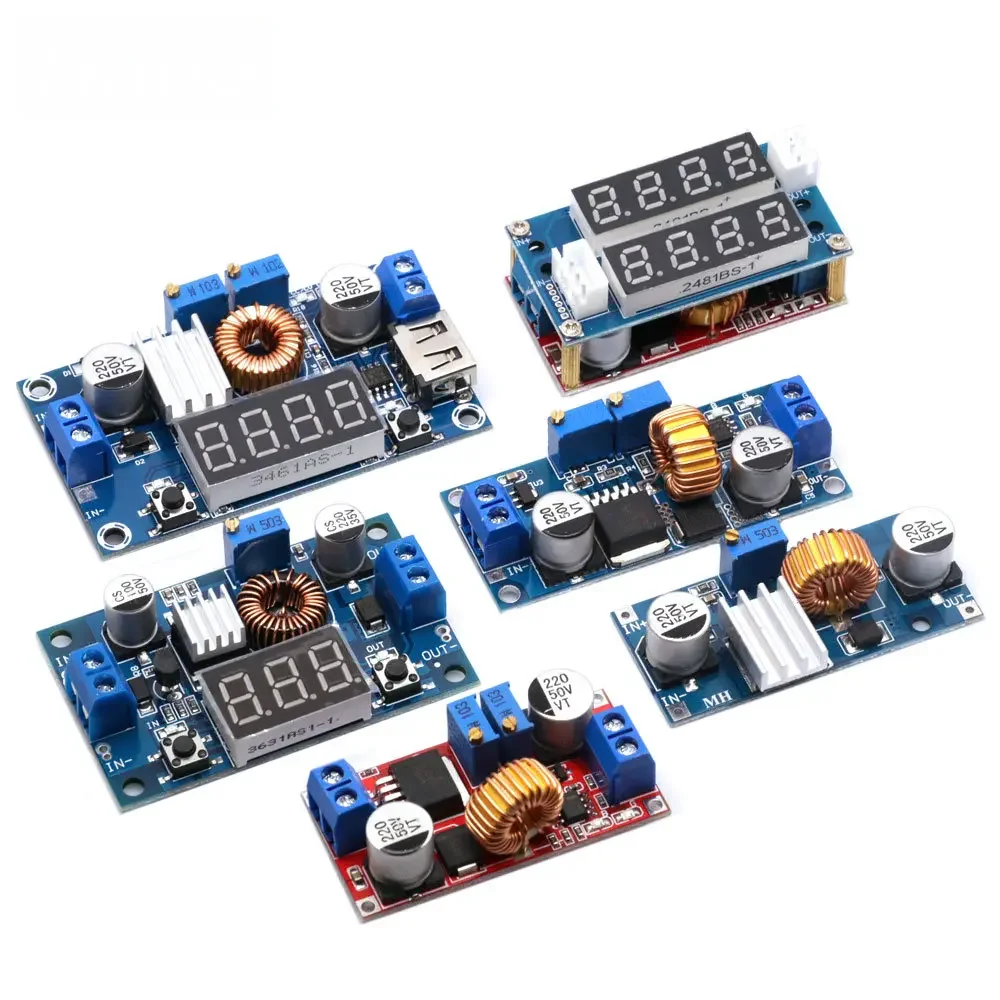 5A DC-DC Adjustable Buck Converter XL4015 4 - 38V to 1.25 - 36V Step Down Power Supply Voltage Regulator Power Module
