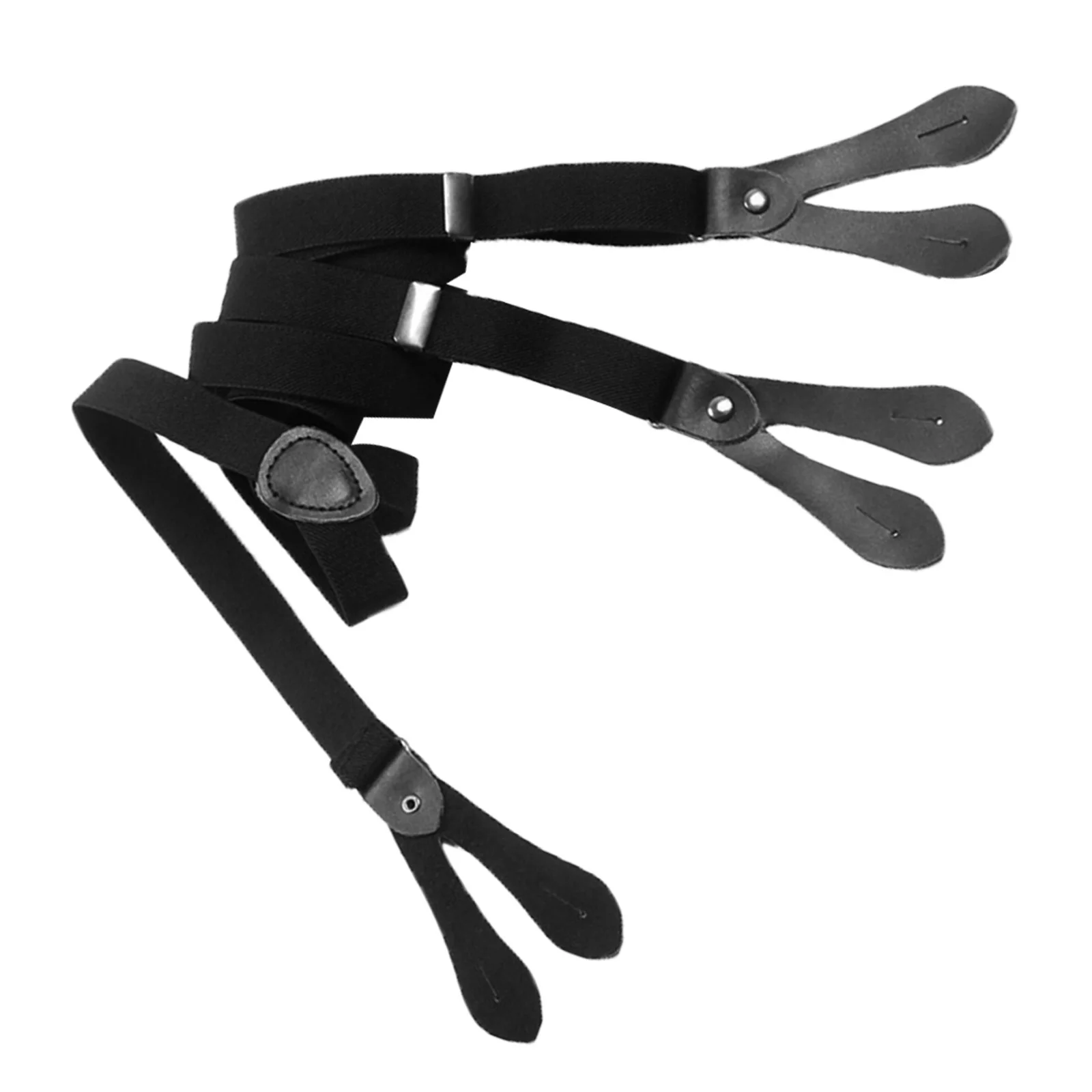 Tirantes elásticos ajustables con botones Y diseño trasero Unisex fuerte duradero cómodo para pantalones vaqueros pantalones cortos formales