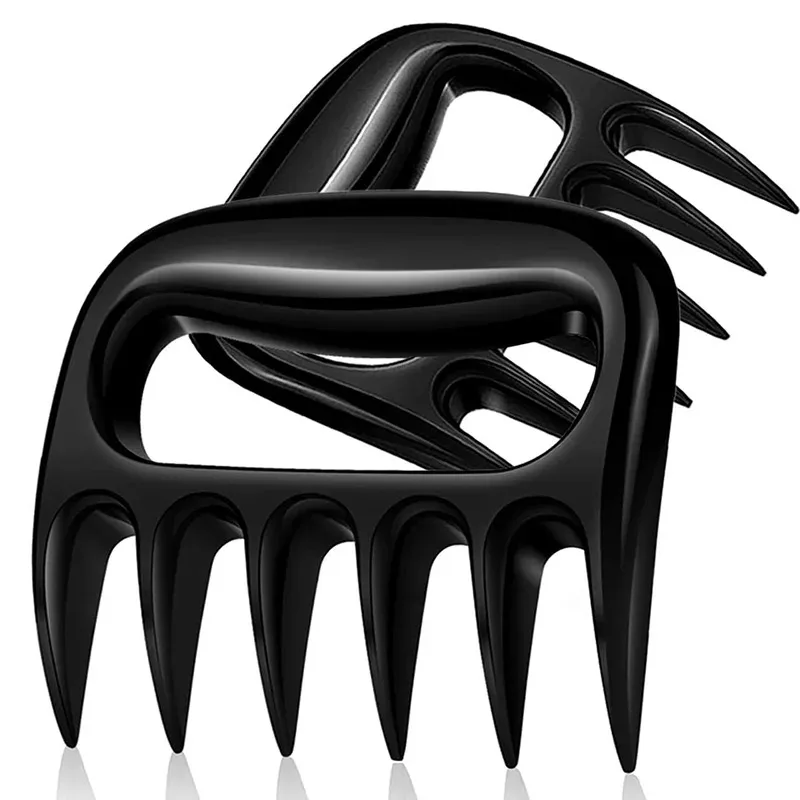 Hachoir à viande à griffe d'ours, outils de cuisine, pince d'ours, fourchette à barbecue, points de fourchette alimentaires