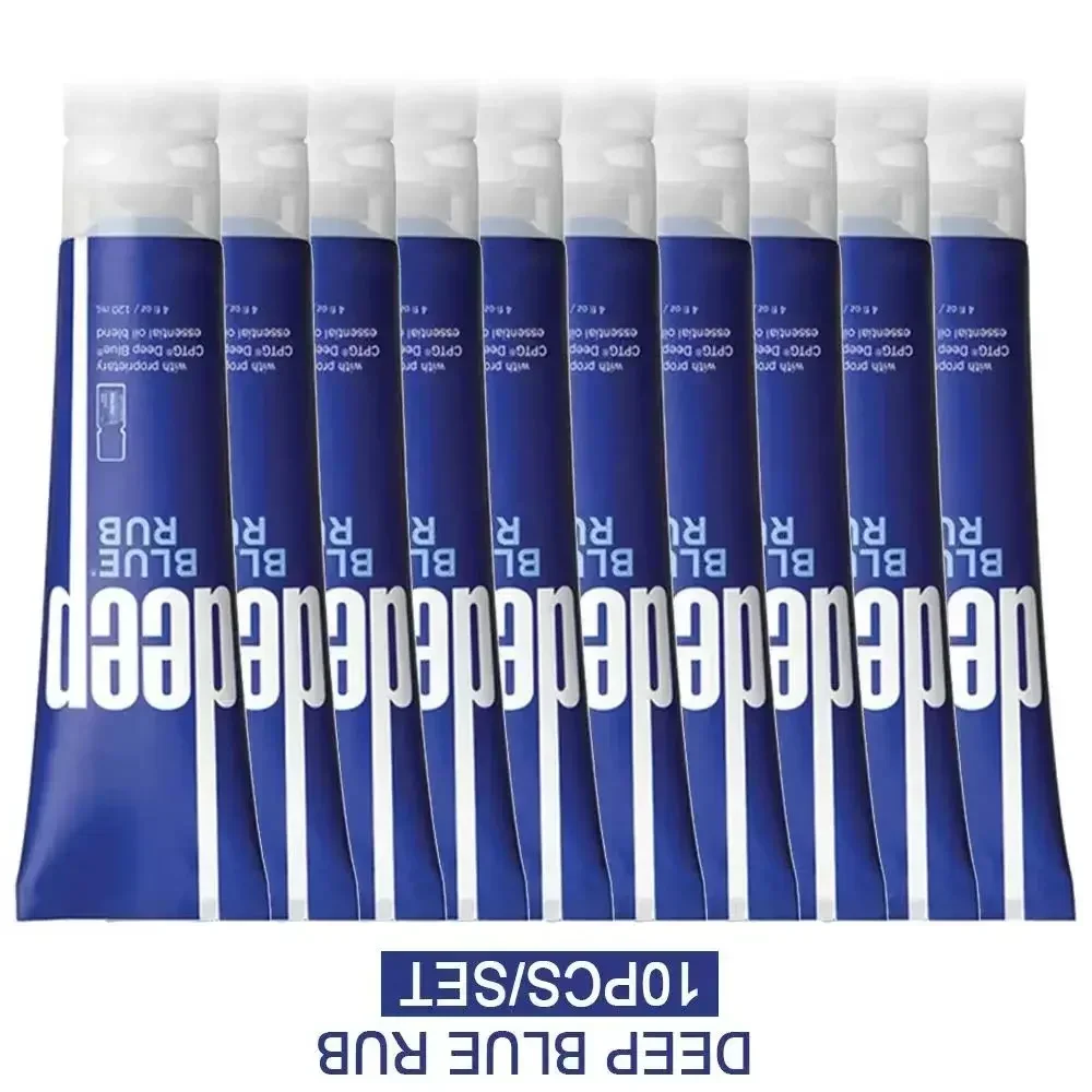 

GOOD 10pcs Deep Blue Rub With Proprietary Essential Oil Blend 120ML Cream