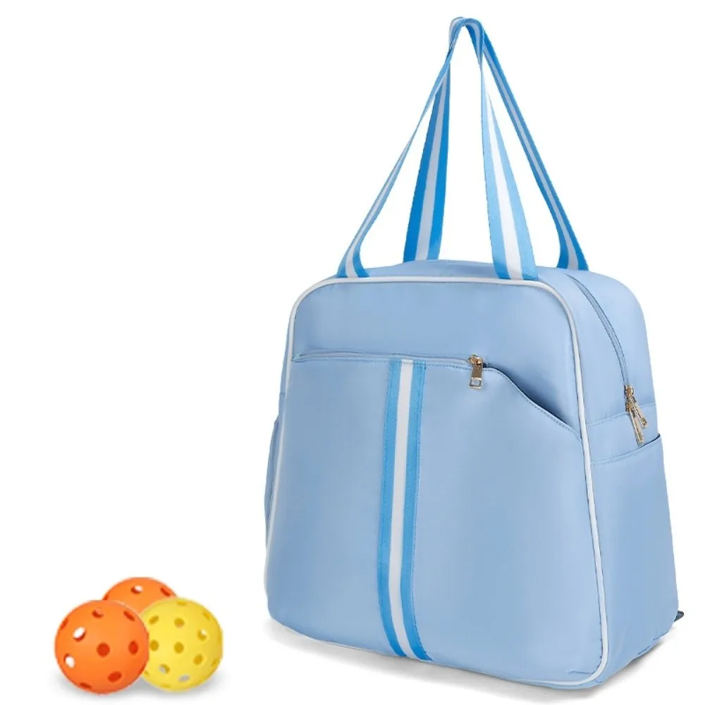 

Нейлоновая сумка через плечо с ракеткой для пиклбола и отделением для обуви, большой вместительный рюкзак с веслом для пиклбола, регулируемый ремень, водонепроницаемый