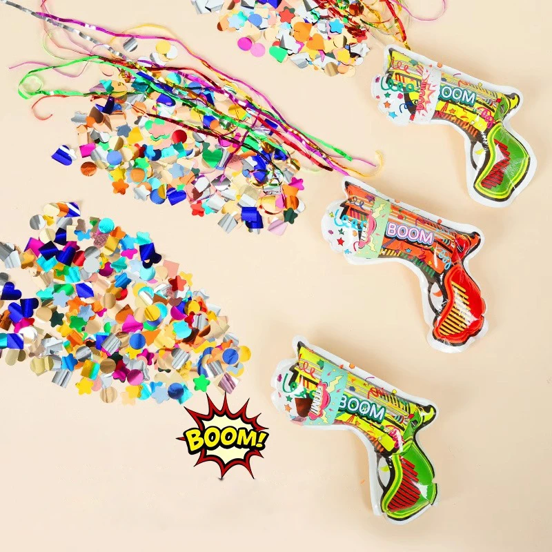 

10 шт., ручные попперы для конфетти, надувные разноцветные попперы, портативная опора для дня рождения, семейного сбора, уличные игрушки