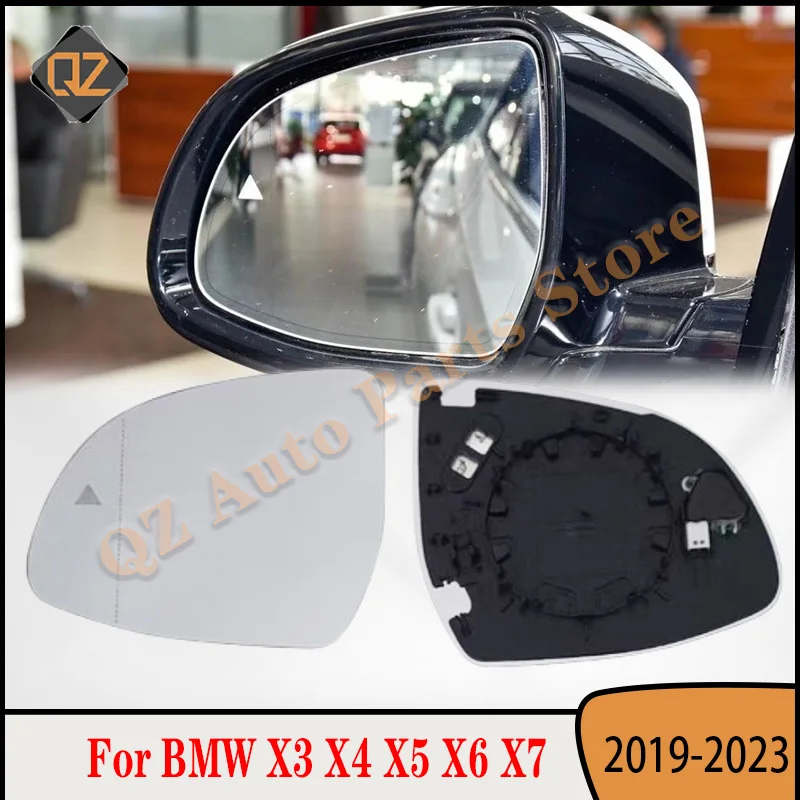 

Blind Spot Side Mirror Glass For BMW X3 X4 X5 X6 X7 G01 G02 G04 G05 G07 2019 2020 2021 2022 2023 BSM Auto Replace Heated