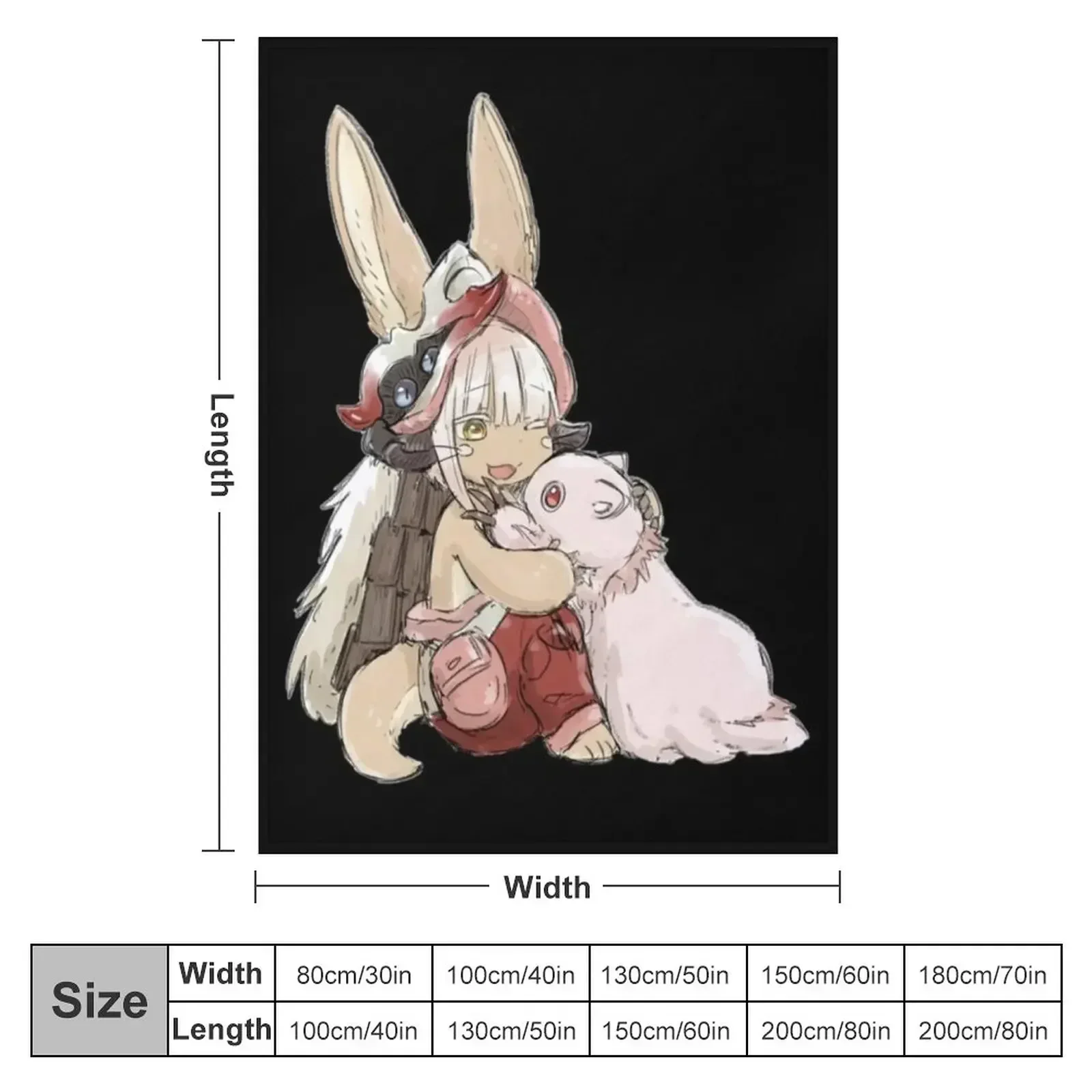 Made in Abyss Anime Classic Throw Blanket Beautifuls Decorative Beds Blankets