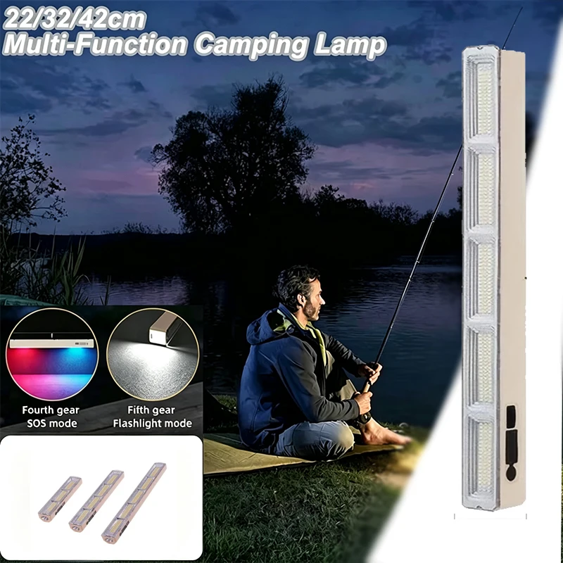 Tragbare Outdoor-Campinglampe, magnetische Schranklampe, wiederaufladbare Notfallleuchte für Autoreparaturen, Inspektion, Taschenlampe