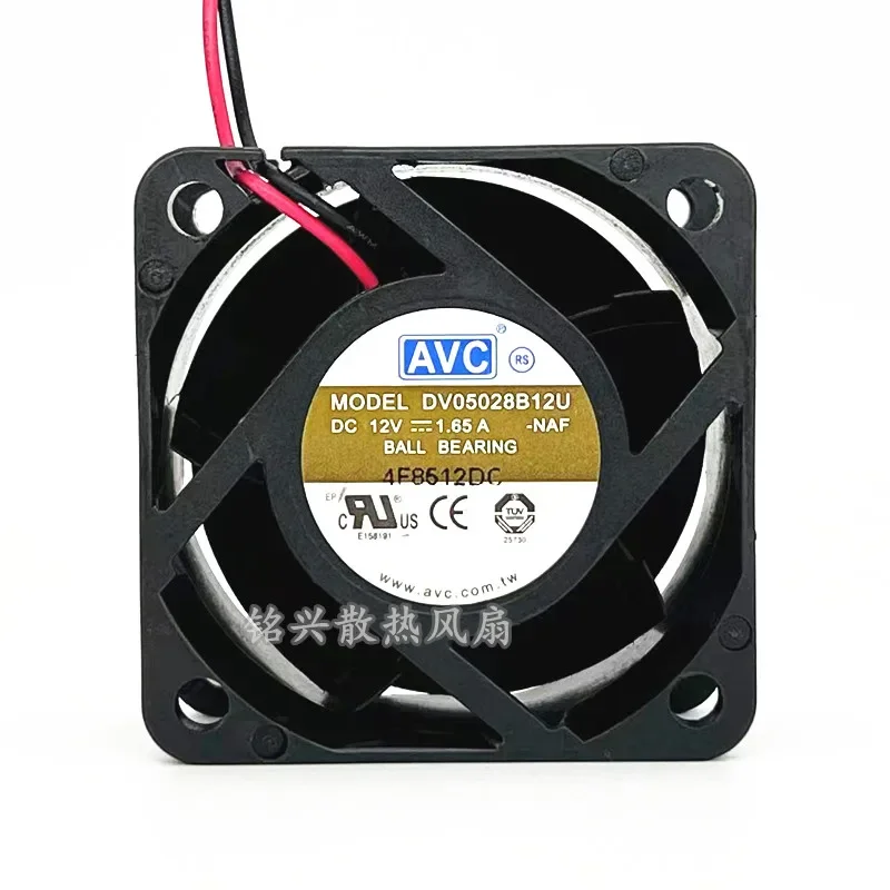 

AVC DV05028B12U DC 12V 1.65A 50x50x28mm 2-Wire Server Cooling Fan