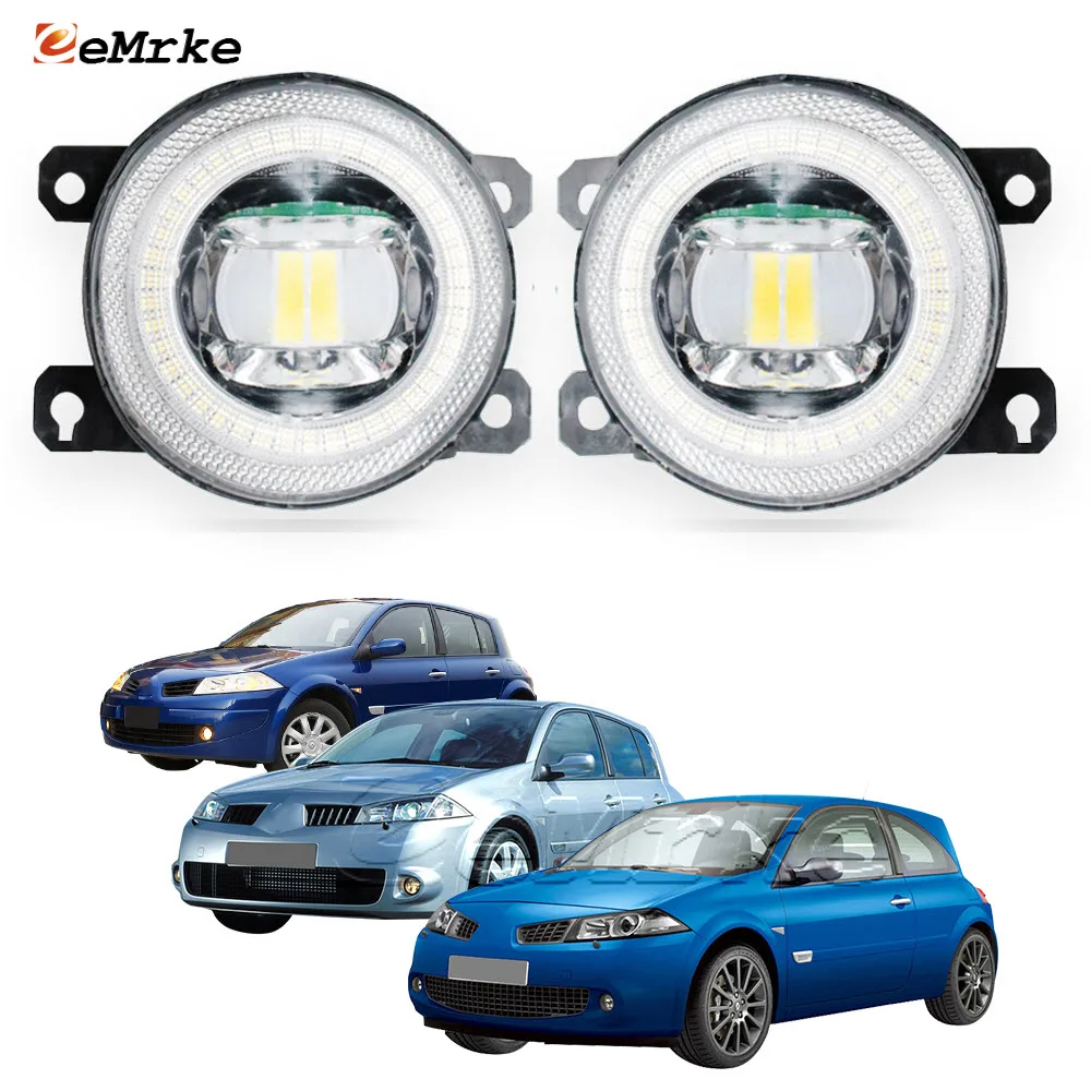 

Car Angel Eyes DRL Fog Light Assembly Led PTF Daytime Running Lights for Renault Megane II 2 LM0/1 KM0/1 BM0/1 CM0/1 2003-2012