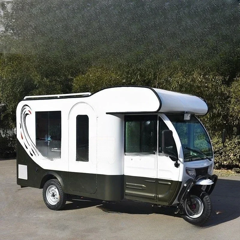 Elektrisches Dreirad-Wohnmobil für Camping und Touren, Modifiziertes Wohnmobil