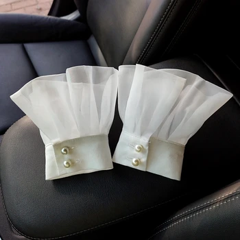 女性偽カフレースセーター黒結婚式偽袖袖口プリンセスリストウォーマーセーター装飾衣類アクセサリー