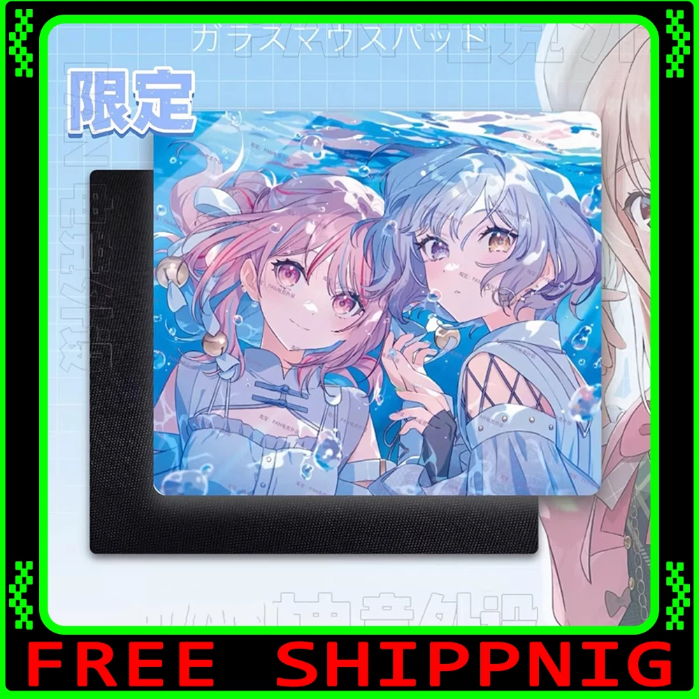 

PAN Esports MKLNtic Glass Mousepad FPS Smooth and Speed Mouse Pad Duplicate Amicis X Kano For APEX CSGO PC Accessories Gifts