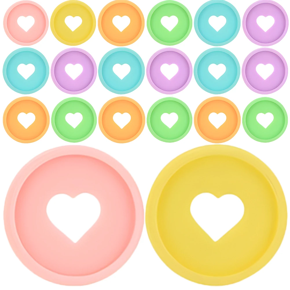 30pcs Binder 2 4cm Loose Leaf Index Card Rings Plastic Clips Craft Small Binder Rings Supplies Multifunctional Office Use