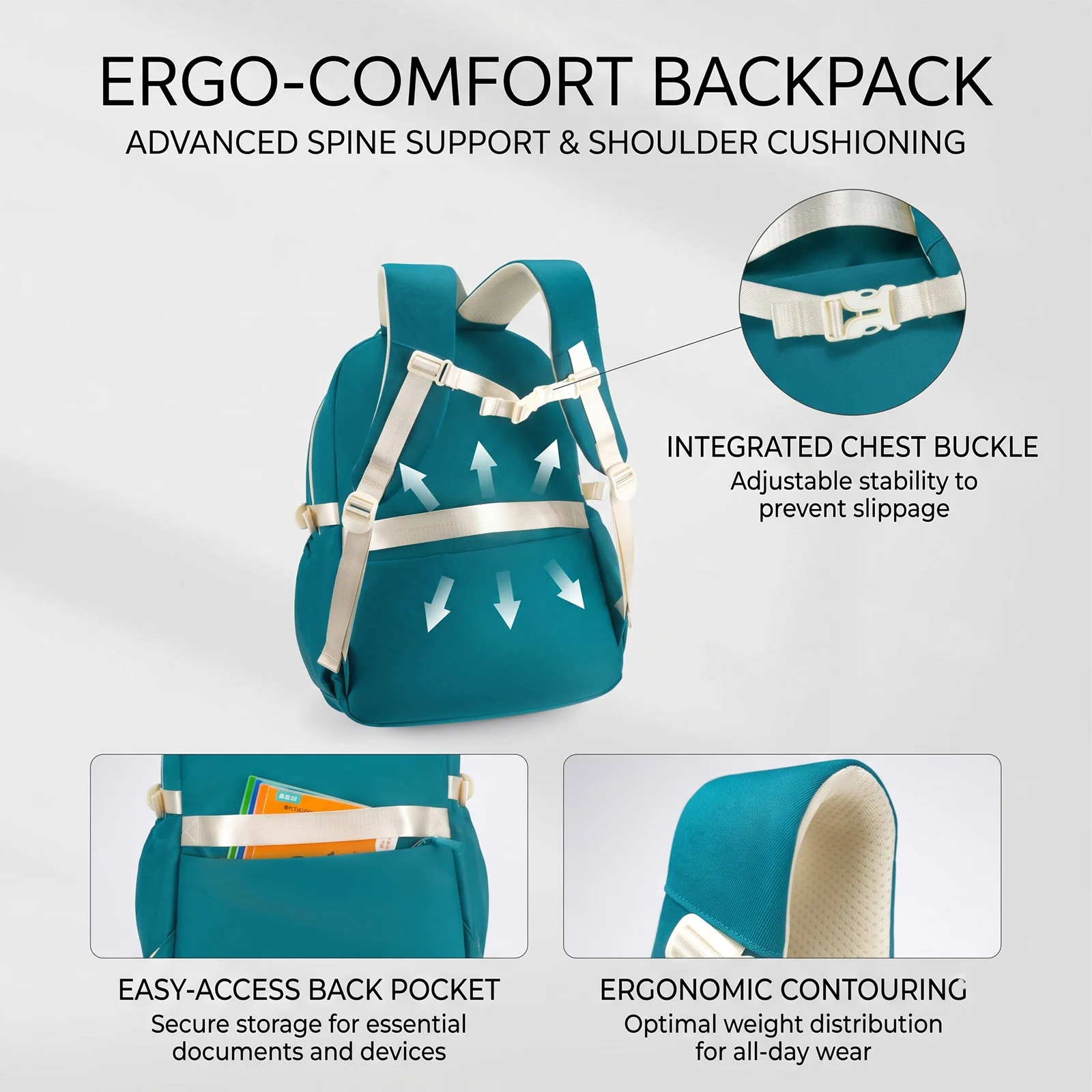 Tas Ransel Sekolah Sederhana dan Serbaguna untuk Anak-Anak, Tas Ransel untuk Kelas 3-9, Tas Ransel Sekolah Dasar yang Stylish untuk Anak Laki-Laki dan Perempuan