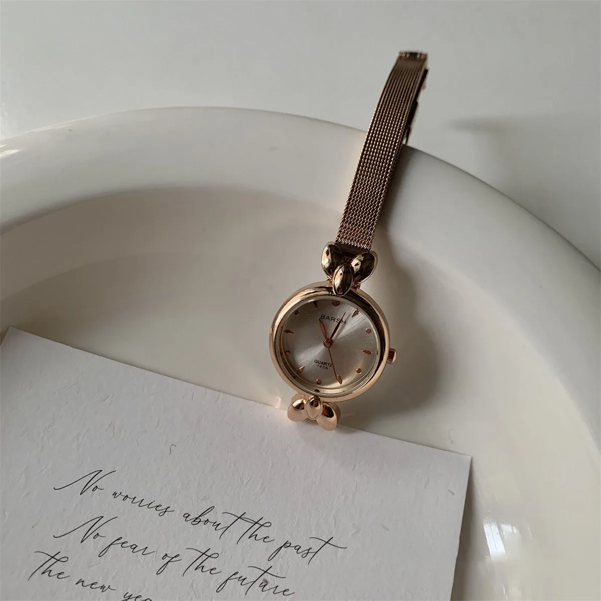 سلسلة نمط الراقية ساعة نسائية أنثى نموذج Ins نمط المتخصصة الحد الأدنى مزاجه المدمجة ورائعة الطلب الصغير هدية #2