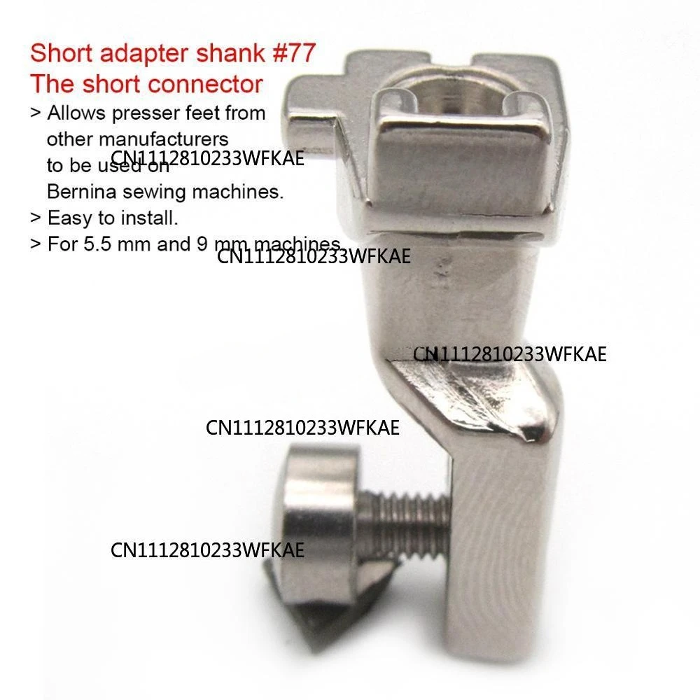 1SET Presser Feet Adapter System FIT FOR Bernina New Style B330, B350, B350PE, B380, B530, B550QE, B570, B880,