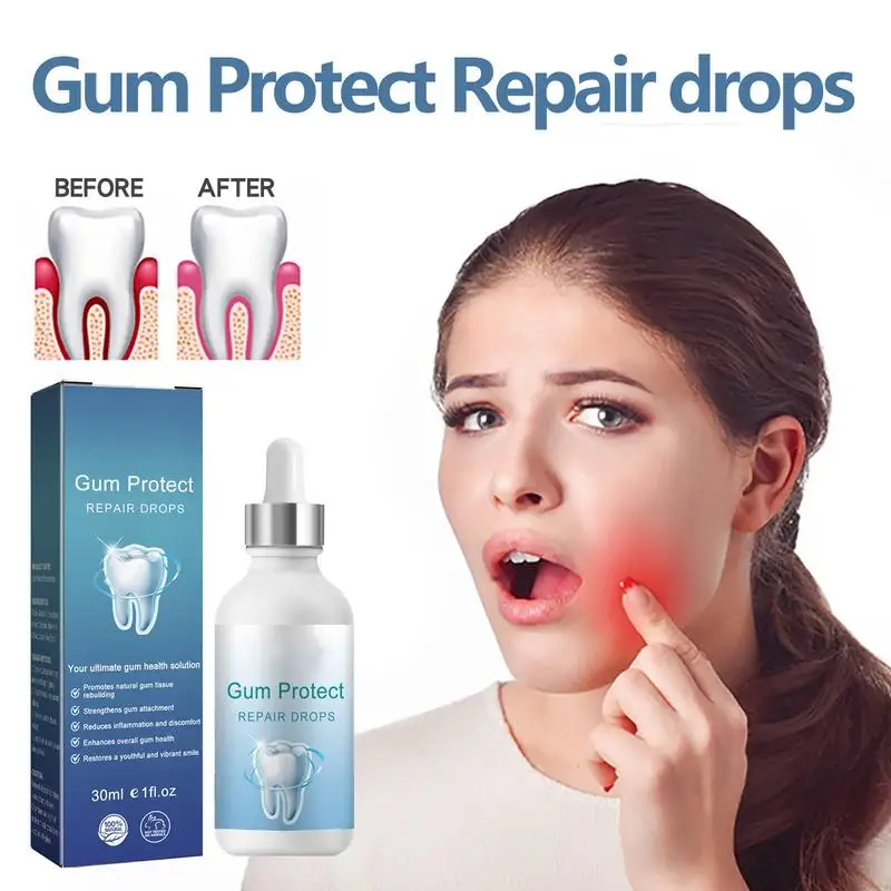 

Gingival Regrowth Drops Gum Repair Drop Gum Repair Solution Gum Repair Gel Liquid Gum Repair Gum Regrowth Natural Oral Care Drop