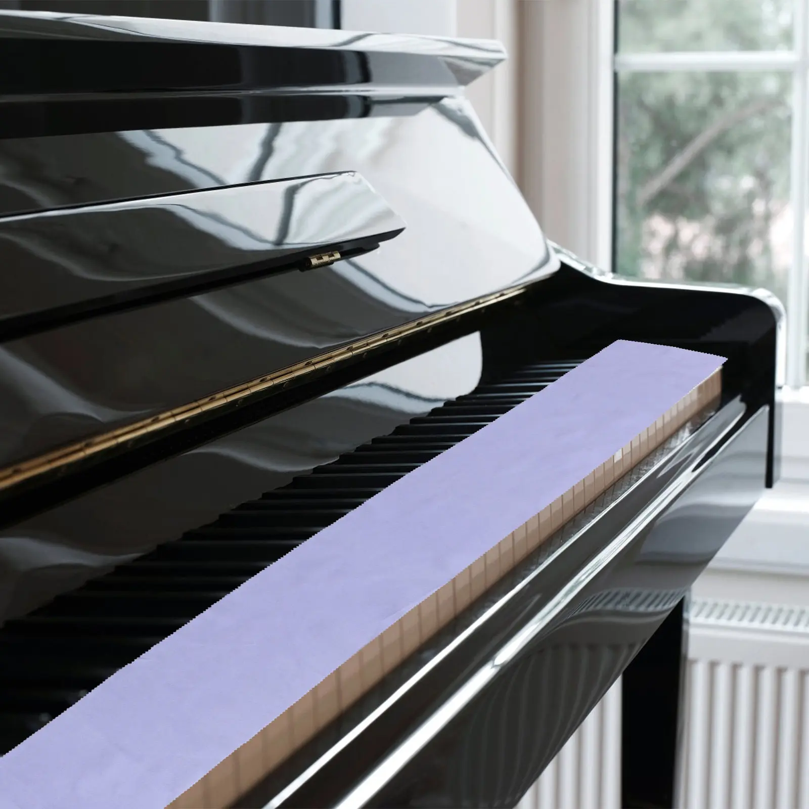 Premium Thick Piano Dust Cover Soft Fine Fiber Keyboard Protector Fits 88 Keys Universal for Electric Piano Music Keyboard