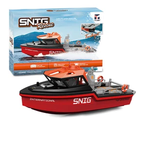 TX694 RC Boat 2.4 G 1/32 Motor Brushless Bertenaga Jarak Jauh Remote Control Elektrik Nirkabel Model Perahu Penyelamat Mainan Anak Laki-laki 8 perahu rc brushless penjualan terbaik - №